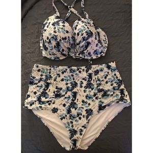 two piece bathing suit